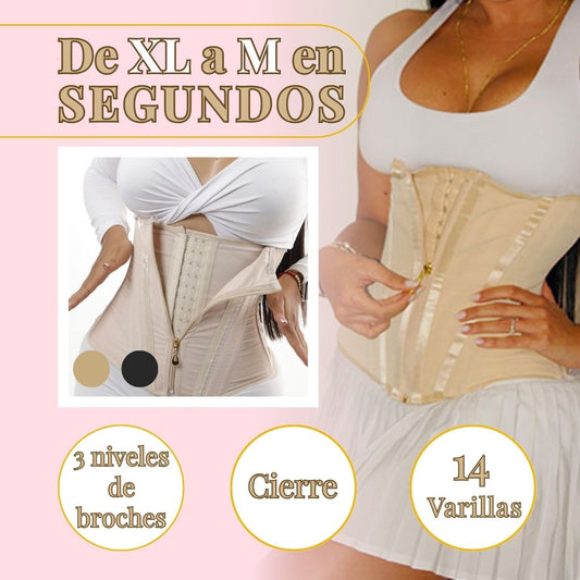 Cinturilla Lipo-Reductora™️14 varillas | Cintura de avispa | Reduce 3 tallas